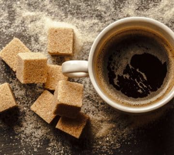 coconut sugar in coffee