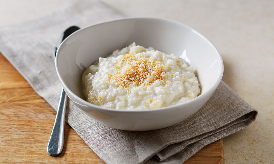 10. b. coconut rice pudding