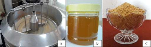 Evaporating the Coconut Sap - Coconut Sugar Making Process