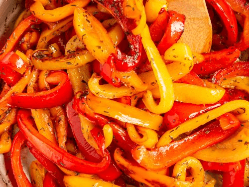 coconut oil for stir fry bell pepper