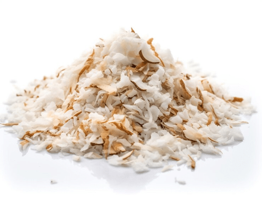 Dry the Coconut Chunks